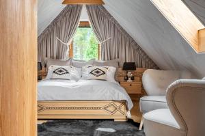 Posteľ alebo postele v izbe v ubytovaní Willa MAJA Relax pod Giewontem APARTZAKOP