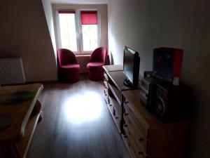 TV a/nebo společenská místnost v ubytování Pokoje u Danki + 1 fotografie