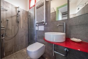 Koupelna v ubytování Hotel Nobel - Soft All Inclusive