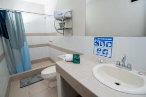 Koupelna v ubytování Casa Real