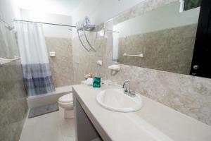 Koupelna v ubytování Casa Real