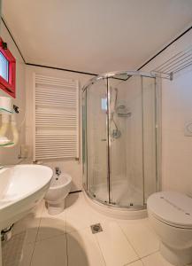 Koupelna v ubytování Hotel Nobel - Soft All Inclusive