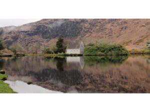 an old house on the shore of a lake at Bru Na Pairc B&B in Bantry