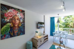 Balkón alebo terasa v ubytovaní MARBELLA BANUS SUITES - Ceibo Centro Plaza Banús Suite Apartment