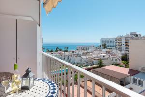 Balkón nebo terasa v ubytování Cozy apartment next to the beach and Nerja center
