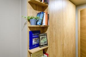 Knihovna v bed and breakfast