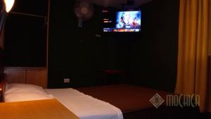 TV o dispositivi per l'intrattenimento presso Hostal Residencial Mochica