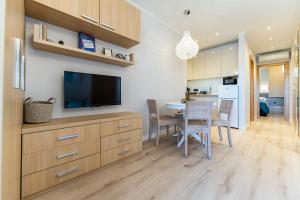 Kuchyň nebo kuchyňský kout v ubytování Residence Bepi Malugio