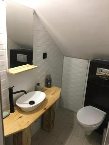 Koupelna v ubytování Hostel PrzyMorze