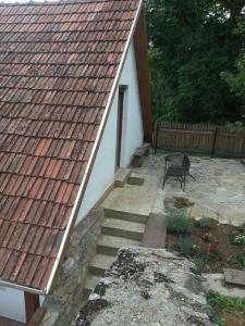 A garden outside Kiscsermely Vendégház