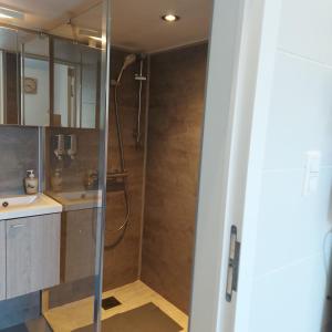 Koupelna v ubytování Smaal apartment Beti