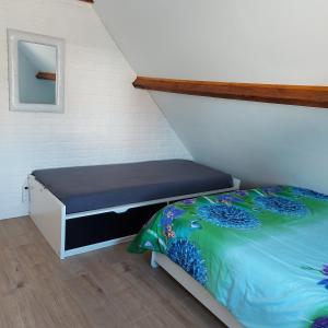 Кровать или кровати в номере Apartament Beti