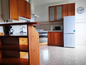 Kuchyň nebo kuchyňský kout v ubytování Apartment Soline