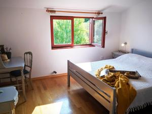 Postel nebo postele na pokoji v ubytování Apartment Soline