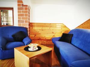 Posezení v ubytování Apartment Soline