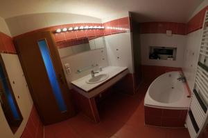 Ein Badezimmer in der Unterkunft Apartmán AAA