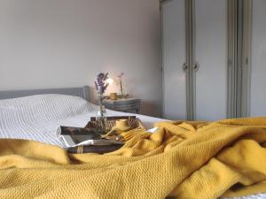 Postel nebo postele na pokoji v ubytování Apartment Soline