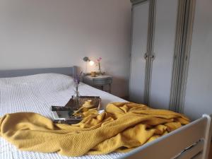 Postel nebo postele na pokoji v ubytování Apartment Soline