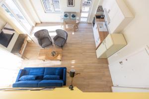 A seating area at Two Olive Trees - Deluxe Apartments
