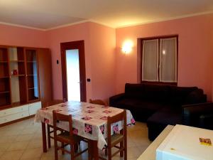 Χώρος καθιστικού στο Casa Clef