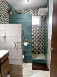 A bathroom at Casa Bakara