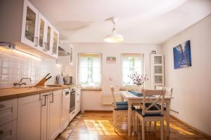 Kuchyňa alebo kuchynka v ubytovaní ENKLAWA NAD KWISĄ [APARTAMENT 4]