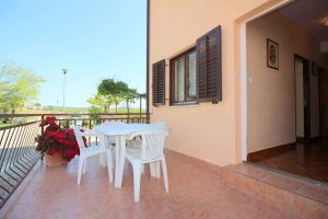 Balkón nebo terasa v ubytování Apartment in Porec - Istrien 34560