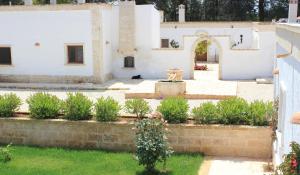 A garden outside Masseria Zambardo
