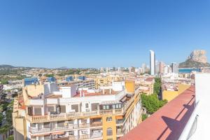 Nespecifikovaný výhled na destinaci Calpe nebo výhled na město při pohledu z apartmánu