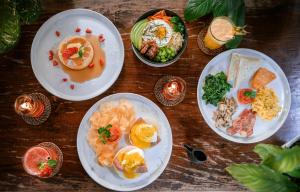 Essen in der Villa oder in der Nähe