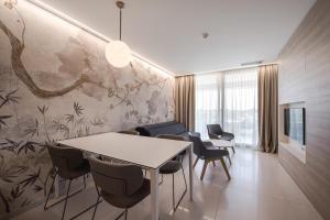 Aparthotel Joel的休息区