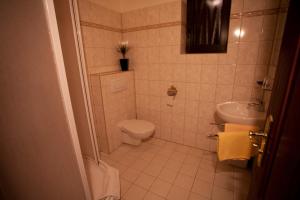 Koupelna v ubytování Hotel U Jiřího