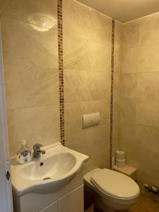 Kúpeľňa v ubytovaní Gyulai Brill Apartman