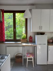A kitchen or kitchenette at Sopocki klimat