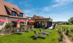 Zahrada ubytování James Vignoble Hôtel, Eguisheim