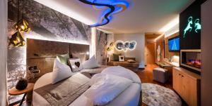 Posezení v ubytování ABINEA Dolomiti Romantic SPA