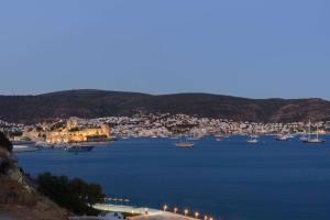 a view of a harbor with boats in the water at La Quinta by Wyndham Bodrum in Bodrum City