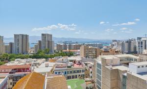 Utsikt over Gibraltar, enten fra hotellet eller fra et annet sted