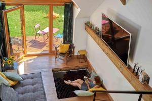 Posezení v ubytování Gîte - L'atelier au 19