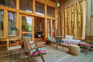 Balkón nebo terasa v ubytování Gîte - L'atelier au 19