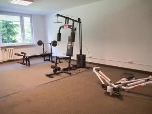 Posilňovňa alebo fitness centrum v ubytovaní CKS Kraków (Centrum Konferencyjno-Szkoleniowe CS Natura Tour)
