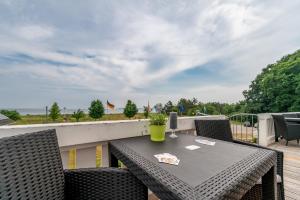 Balkón nebo terasa v ubytování Hotel Königslinie