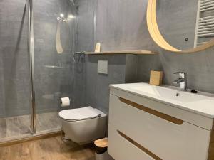 Koupelna v ubytování APARTMENTS TRENČÍN