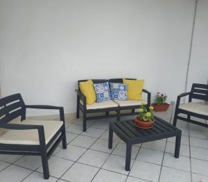 Posezení v ubytování B&B HOUSE BEN