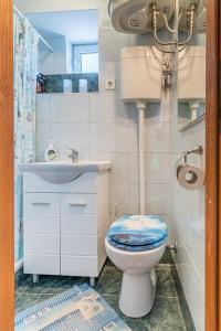 Koupelna v ubytování Soba Cres