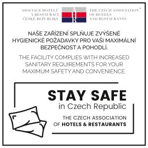 Certifikát, hodnocení, plakát nebo jiný dokument vystavený v ubytování Residence BENE