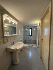 Koupelna v ubytování HOTEL SOLARIS