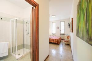 Koupelna v ubytování Hotel Terzo Crotto