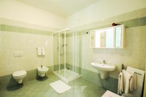 Koupelna v ubytování Hotel Terzo Crotto