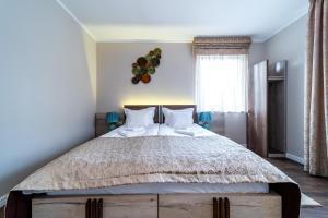 Postel nebo postele na pokoji v ubytování Be my apartman